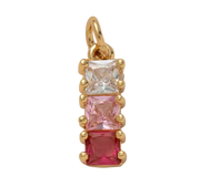 Pink Triple Cube Charm