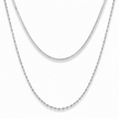 Leni Layered Necklace (Silver)