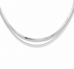 Aura Layered Necklace (Silver)