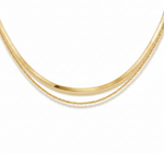 Aura Layered Necklace (Gold)