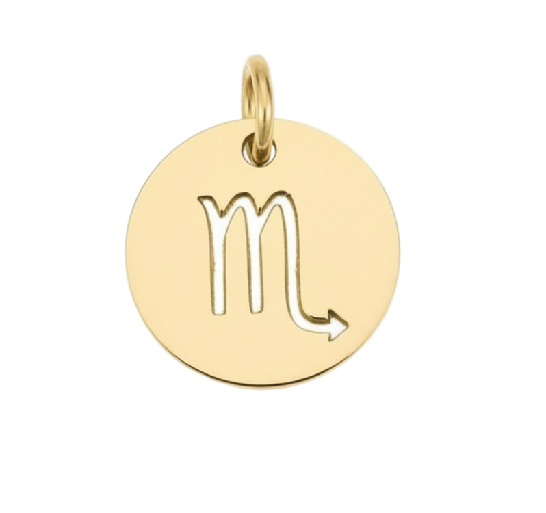 Scorpio Zodiac Charm (Gold)