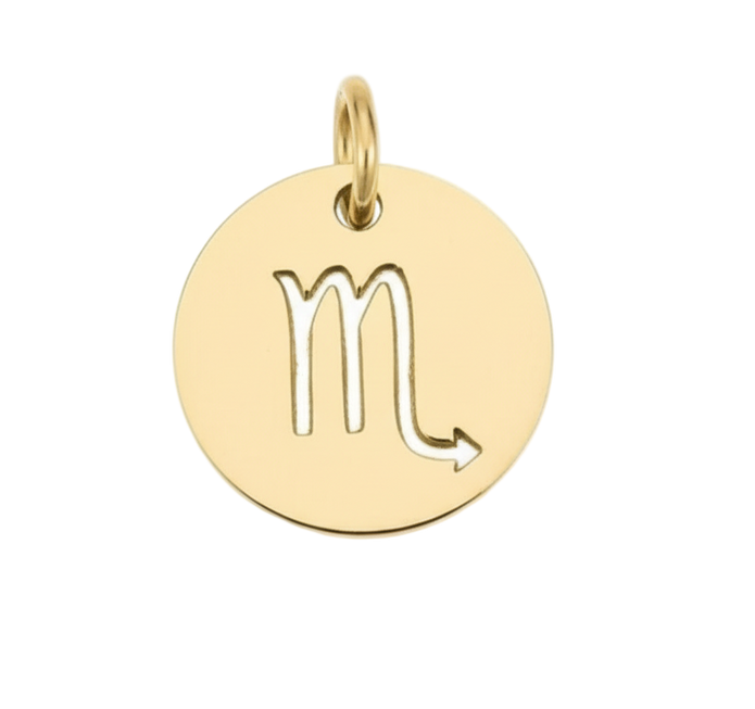 Scorpio Zodiac Charm (Gold)