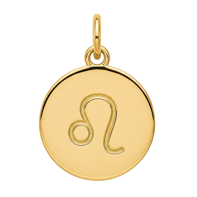 Leo Zodiac Charm (Gold)