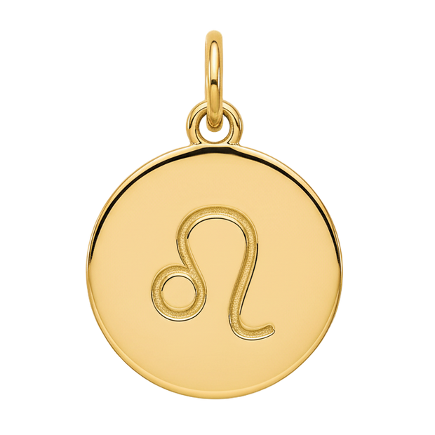 Leo Zodiac Charm (Gold)