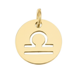 Libra Zodiac Charm (Gold)