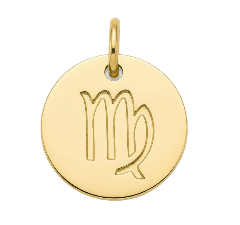 Virgo Zodiac Charm (Gold)