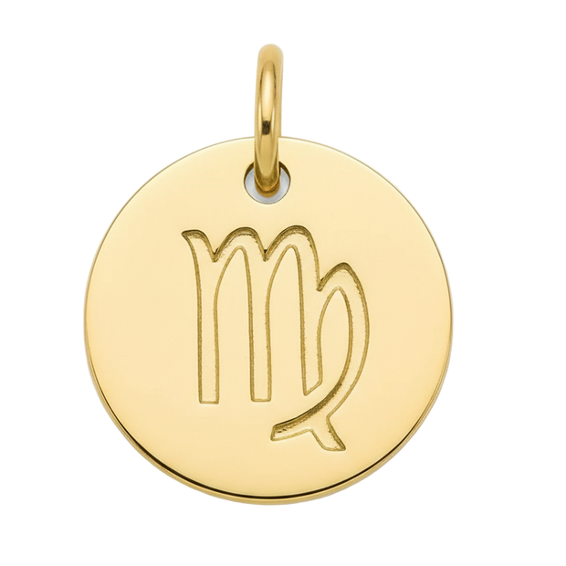 Virgo Zodiac Charm (Gold)