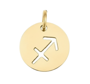 Sagittarius Zodiac Charm (Gold)