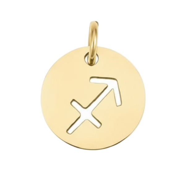 Sagittarius Zodiac Charm (Gold)
