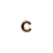 C Letter Charm (Rose Gold)