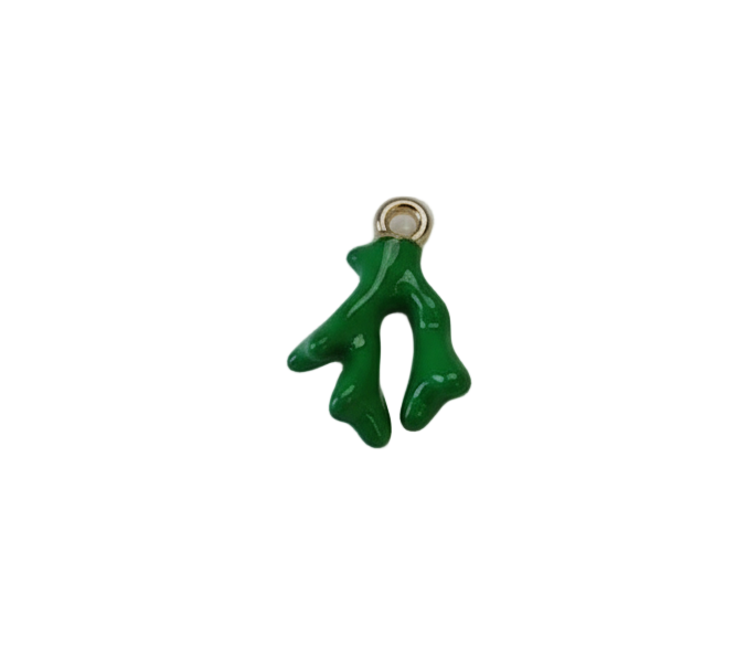 Green Coral Charm