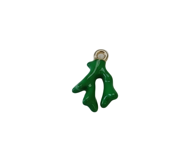 Green Coral Charm