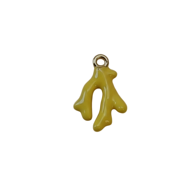 Yellow Coral Charm