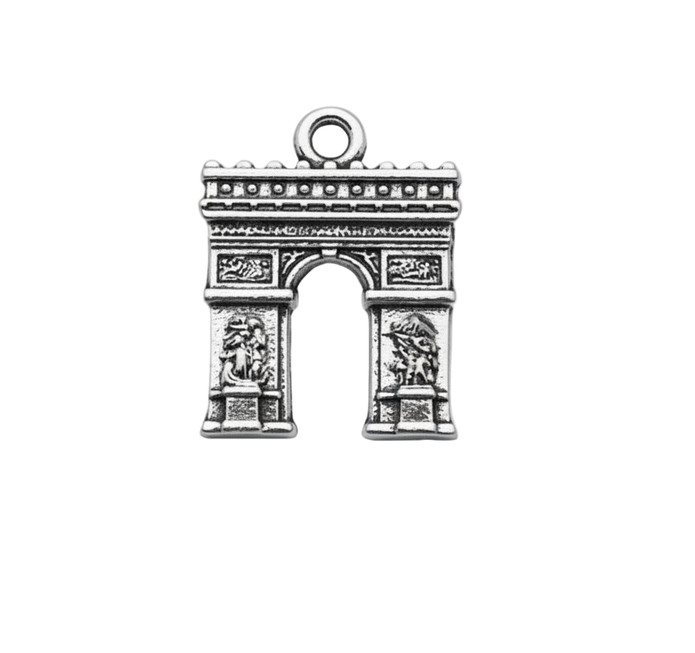 Arc De Triomphe Charm (Silver)