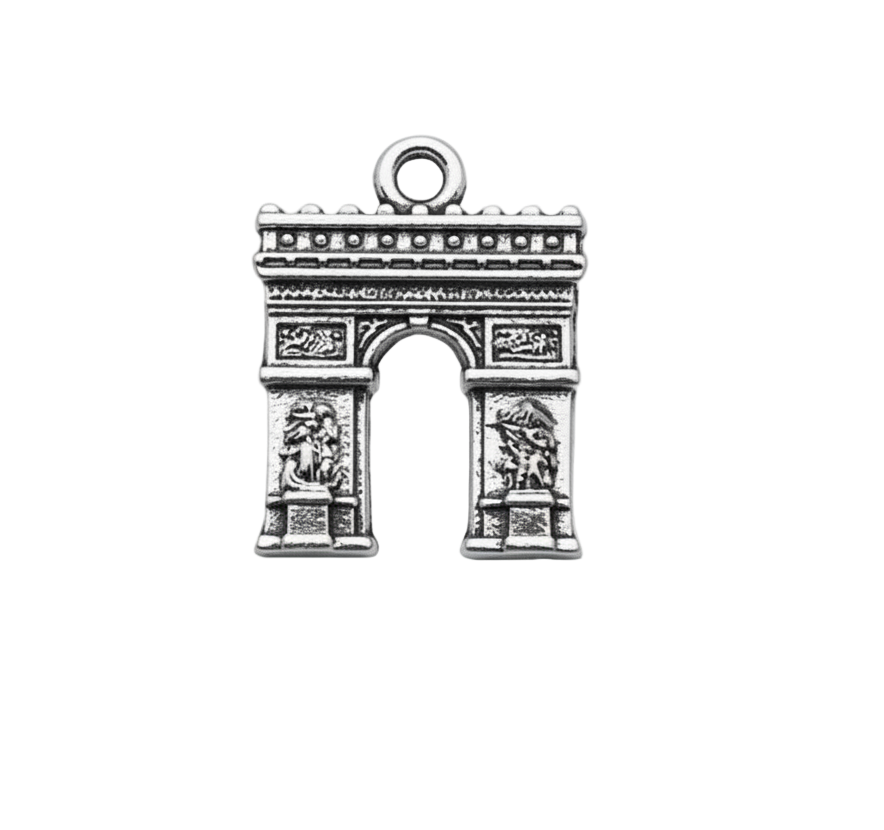 Arc De Triomphe Charm (Silver)