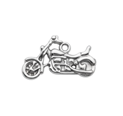 Motorcycle Charm (Silver)