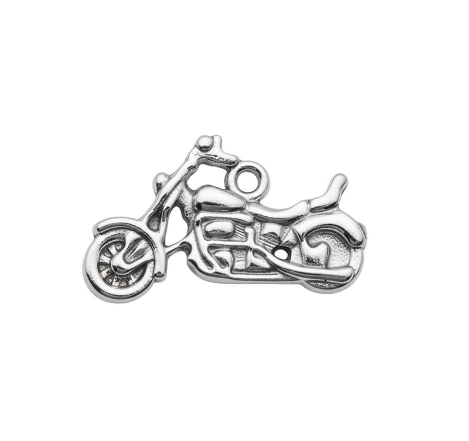 Motorcycle Charm (Silver)