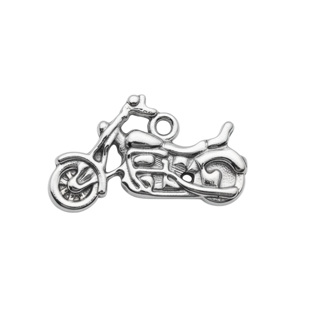Motorcycle Charm (Silver)