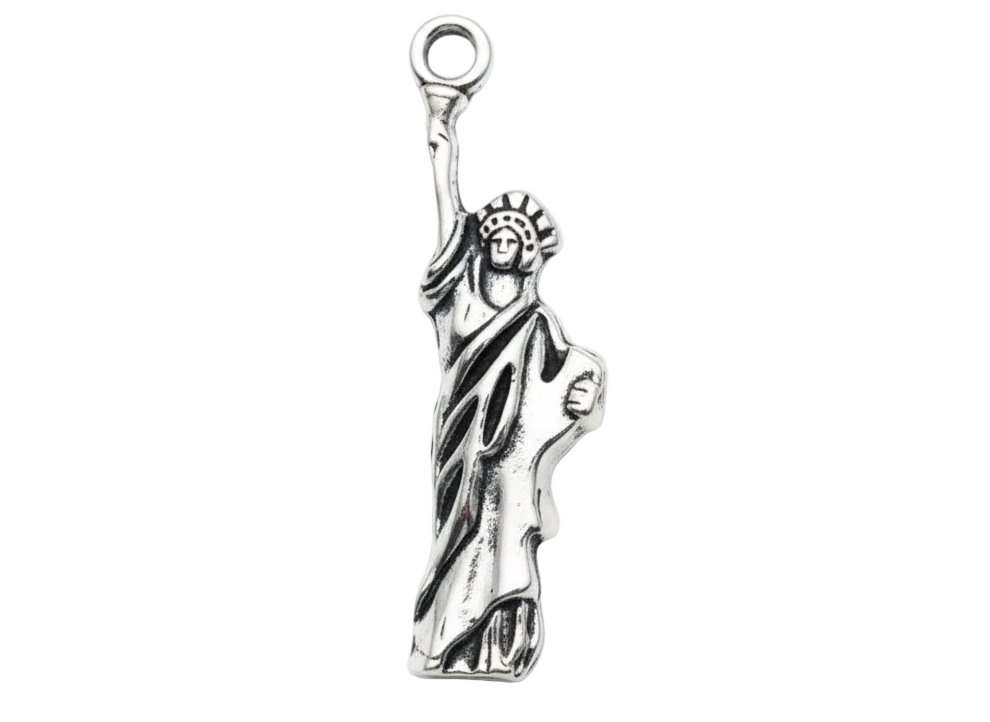 Statue of Liberty Charm (Silver)