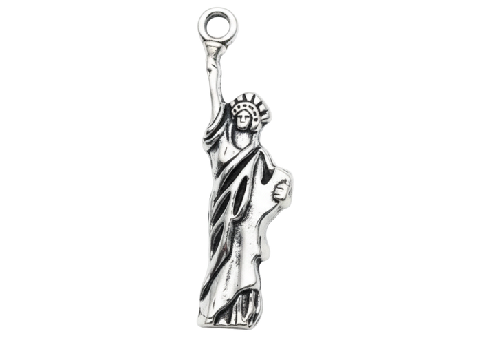 Statue of Liberty Charm (Silver)