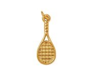 Tennis Racket Charm (Gold)