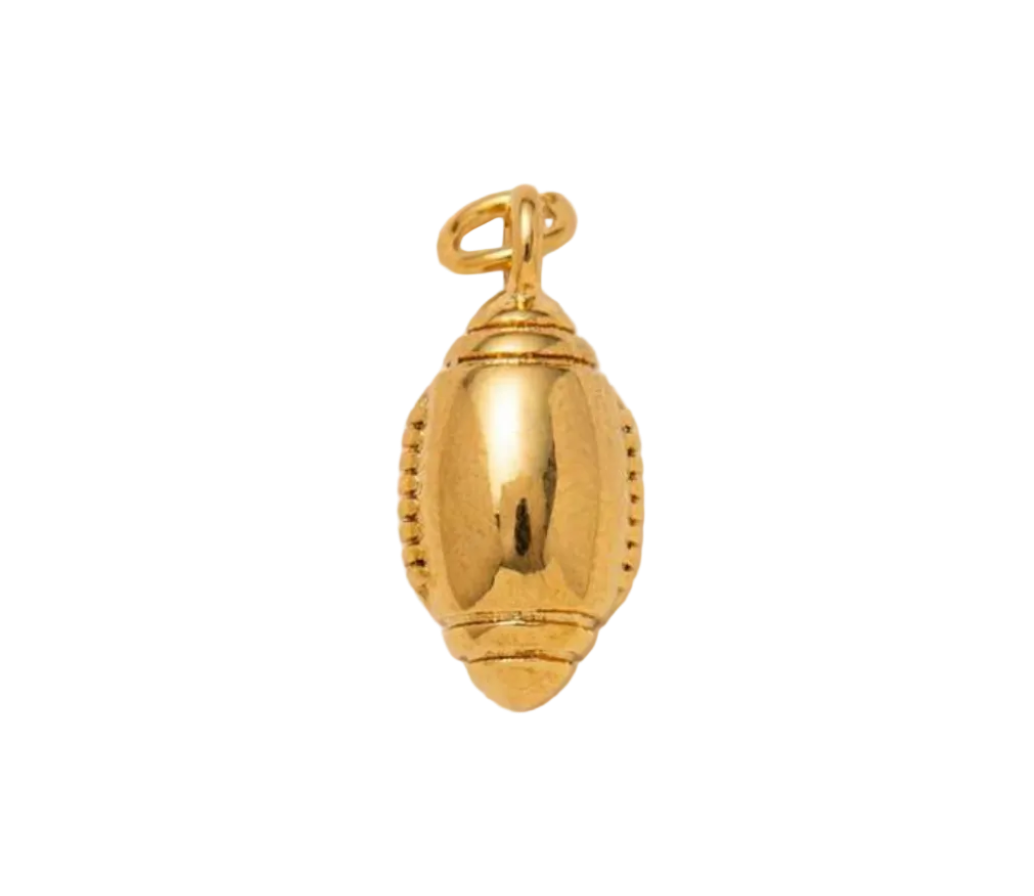 Football Charm (Gold)