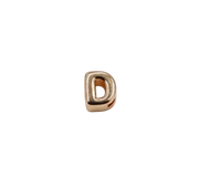 D Letter Charm (Rose Gold)
