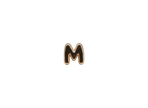M Letter Charm (Rose Gold)