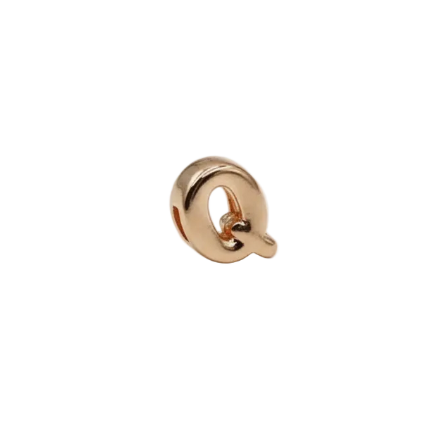 A Letter Charm (Rose Gold)