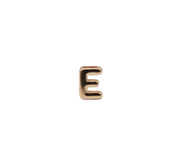 E Letter Charm (Rose Gold)