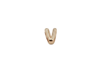 V Letter Charm (Rose Gold)