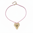 Love Nautical Knot Necklace (Pink)