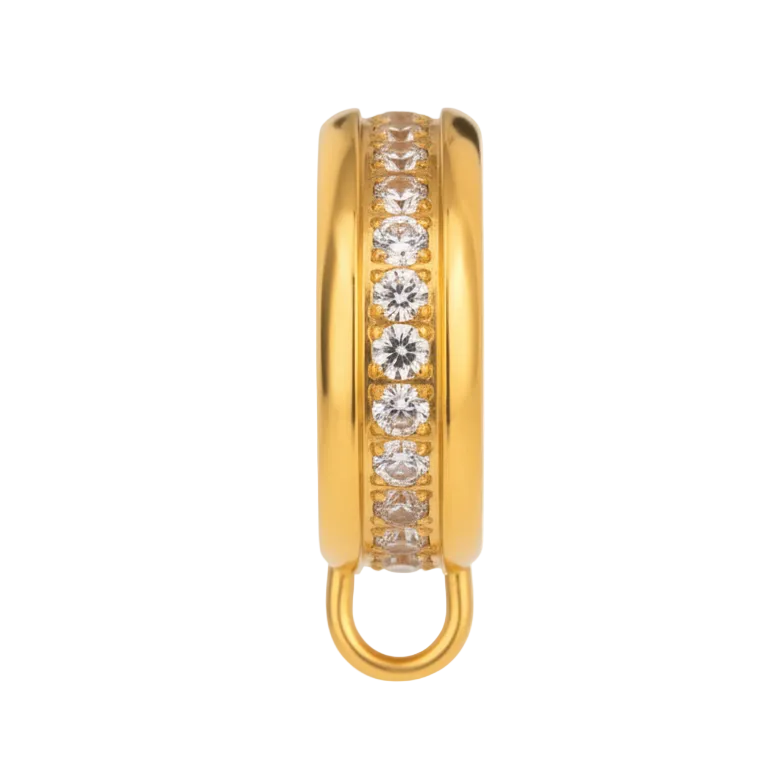 Gold and Diamond Bikini Clasp Attachment