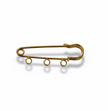 Safety Pin Broach (Gold)