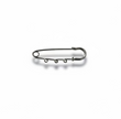 Safety Pin Broach (Silver)
