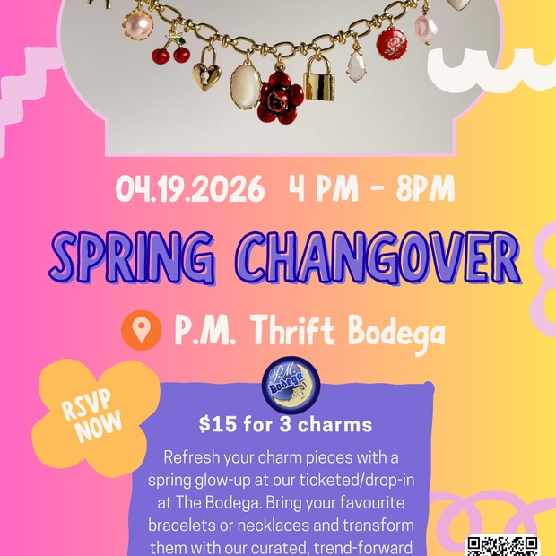 Spring Changeover Charm Bar at P.M. Bodega