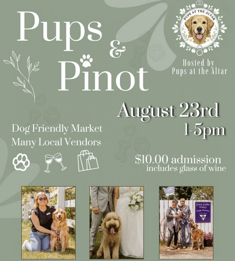 Pup & Pinot at Green Gables Vines Winery