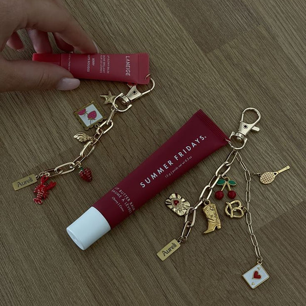Lipgloss Keychain (Gold)